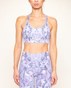 Cozy Lilac Snake Bra